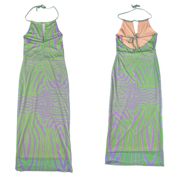 AFRM Kalina Midi Mesh Dress Size Small - Picture 3 of 15